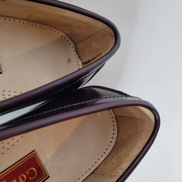 Cole Haan Men's Burgandy Pinch Tassel Loafers - Size 9.5 D - Picture 11 of 14